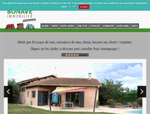 Tablet Screenshot of bonave-immobilier.com